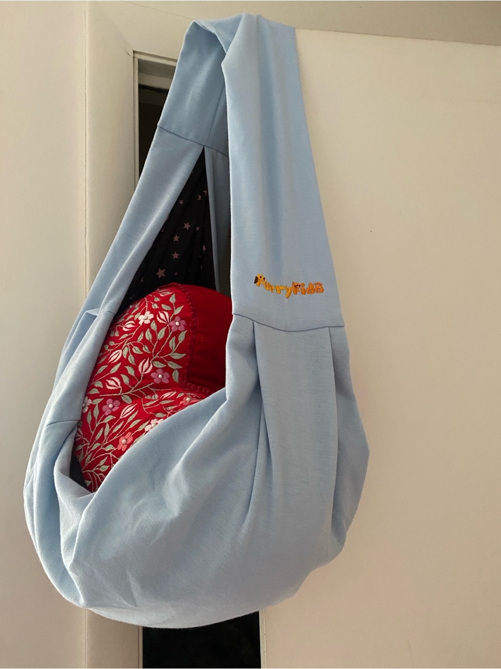 Furry Fido Classic Pet Sling - Reversible Hands-Free Carrier Bag